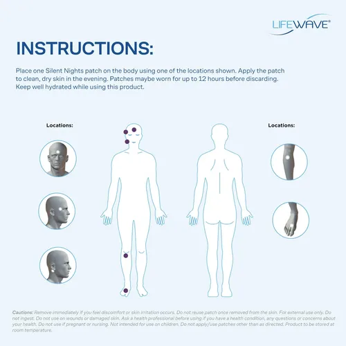 Patches Lifewave Silent Nights Phototherapy 30 Adesivos | MercadoLivre