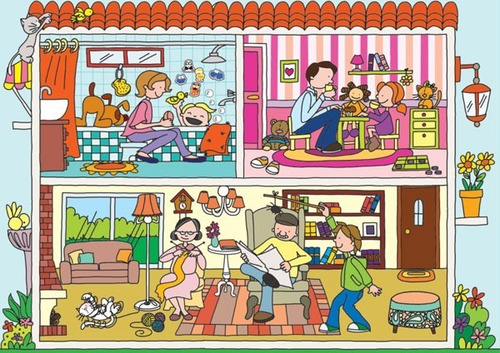 Imagen 5 de 10 de Set 2 Rompecabezas Piso Puzzle Infantil Formula Z Familia