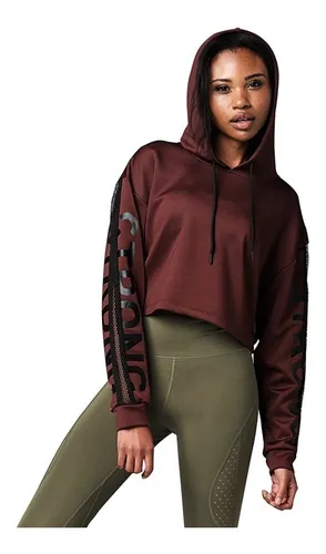 Crop top manga larga deportivo new arrivals