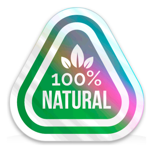 Holograma 100% Natural / 360 Pzs 15mm Color Holografico Diseño impreso 100 Natural