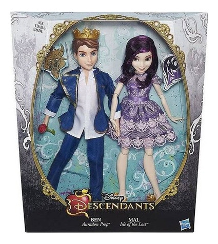 Descendants Bonecos Casal Ben E Mal Disney Hasbro B3127