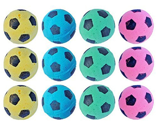 Petfavorites Foam Sponge Soccer Ball Gato Juguete Interactiv