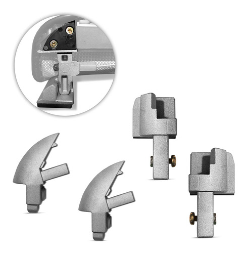 Imagem 1 de 5 de Kit Cantoneira Angular 18º Capota Ff Flash Cover Ah1104