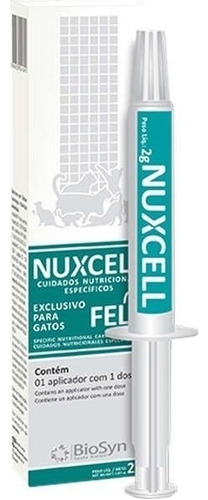 Nuxcell Fel Suplemento Vitamínico Para Cães E Gatos 2gr