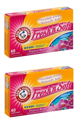 Toallitas Toallas Hojas Para Secadora Arm & Hammer 2pack