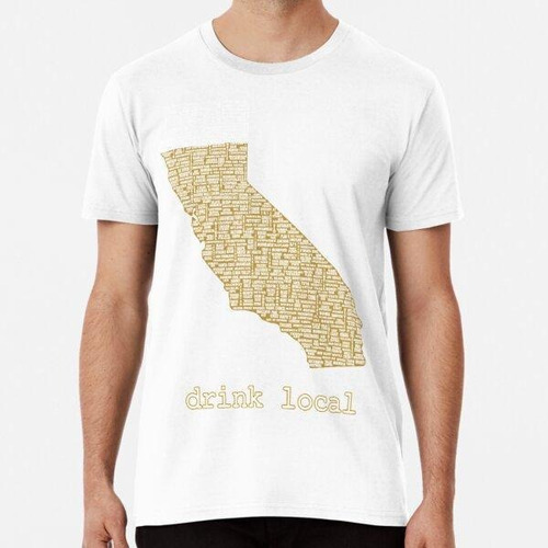 Remera Drink Local - Cerveza De California T-shirt Algodon P