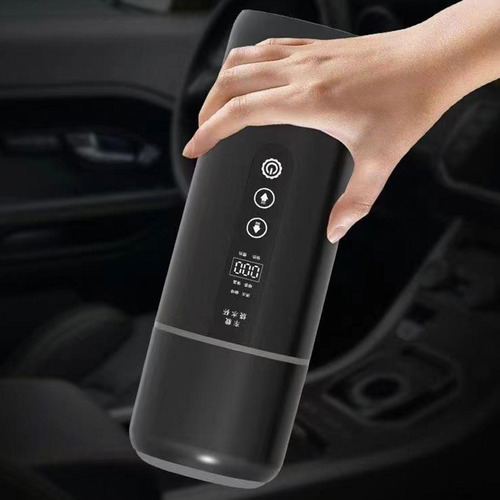 Taza De Viaje Con Calefacción Para Coche, 12 V, 24 V,
