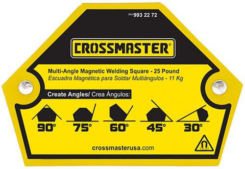 Escuadra Magnética Soldar 11kg 5 Angulos Crossmaster 9932272