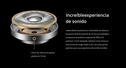 Imagen 4 de 5 de Audifonos Bluetooth Realme Buds Q 2 100% Original No Copia