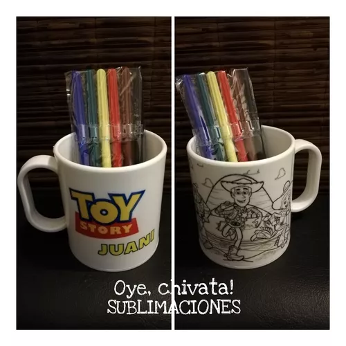 TAZAS DE POLÍMERO PARA COLOREAR CON 6 FIBRAS AL AGUA