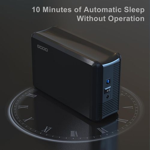 Godo Caja Externa Raid 3.5 Doble Bahía Usb 3.0
