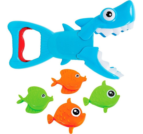 Tubarão Pega Peixinhos 11396 Brinquedo De Água Buba