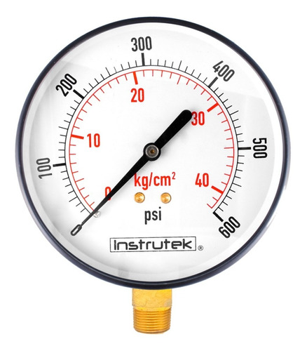 Manómetro 6 PLG Para Caldera, 600 Psi / Lectura A Distancia