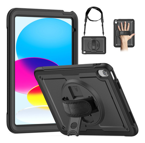 Funda Para iPad 10 10.9 / iPad 11 (a16) 2025 Correa + Mica