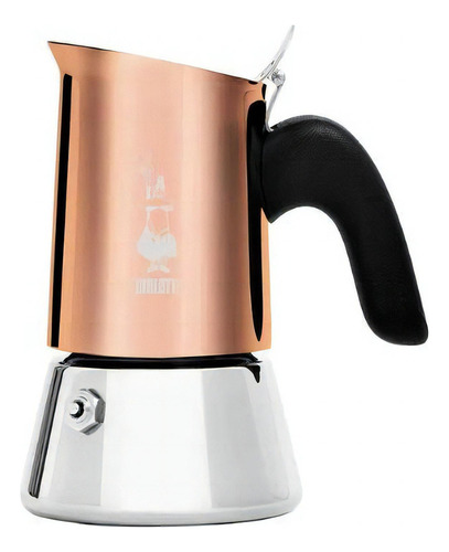 Cafeteira Italiana Moka Bialetti Venus Inox 2 Xícaras Cor Marrom