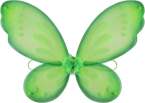 Disfraces De Alas De Hada De Mariposa Verde Talla Única