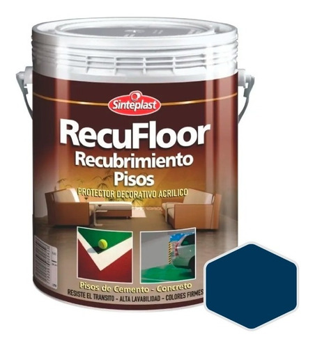 Recufloor | Recubrimiento Pisos | Varios Colores | 20lt