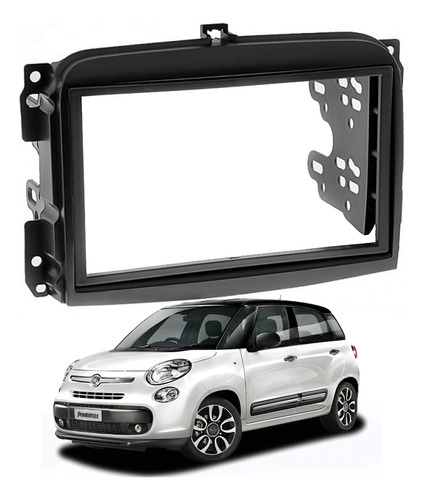 Marco Adaptador Pantalla Moldura 2 Doble Din Fiat 500l 2012+