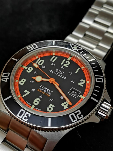 Glycine Combat Sub Automático Gl224 Oportunidade Leia Tudo