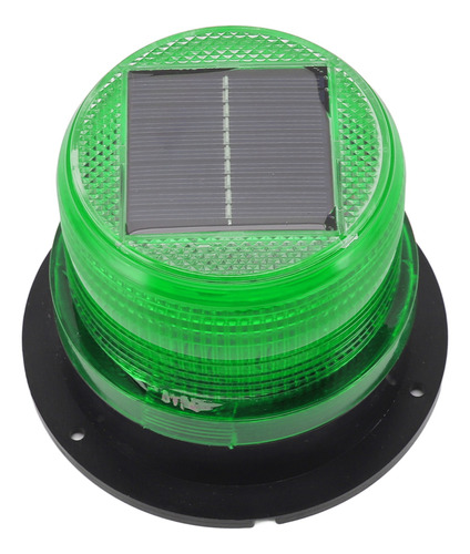Baliza Solar Verde Y Verde Con Sensor De 8 Led Desde El Anoc