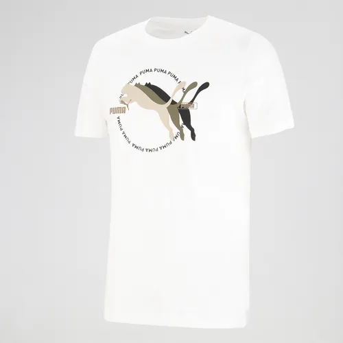 Remera Puma Graphics Multiple Hombre By Stock Center
