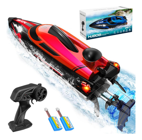 Oswin Rc Boat Hj808 Con 2 Batería Recargable, 22+ Mph Barco