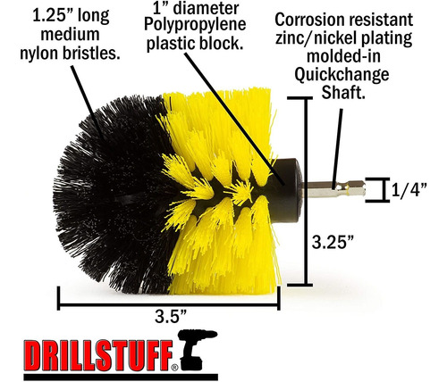 Mini Y Completa Cepillos Tamaño Del Taladro
