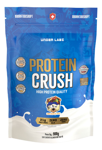 Whey Protein Crush Under Labz Coq10 Sabor Vitamina De Frutas