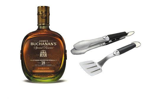 Whisky Buchanans 18 Años + Kit De Herramientas Weber Gratis.