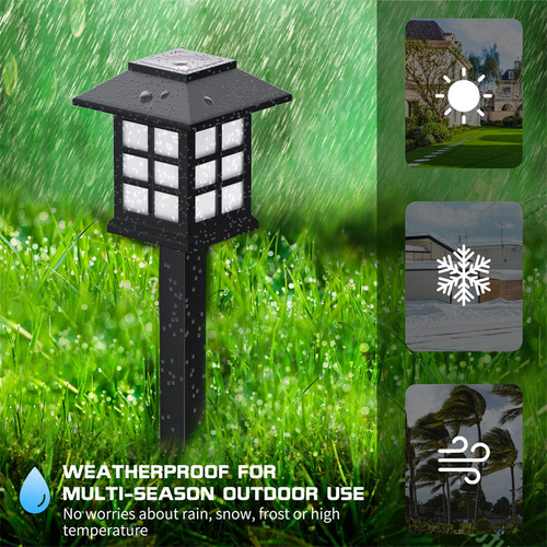Lámpara Led Para Césped, Luces Solares Para Caminos, Imperme