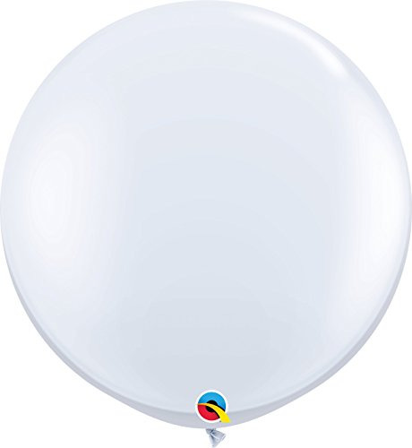 Globo Látex Blanco Qualatex 3'