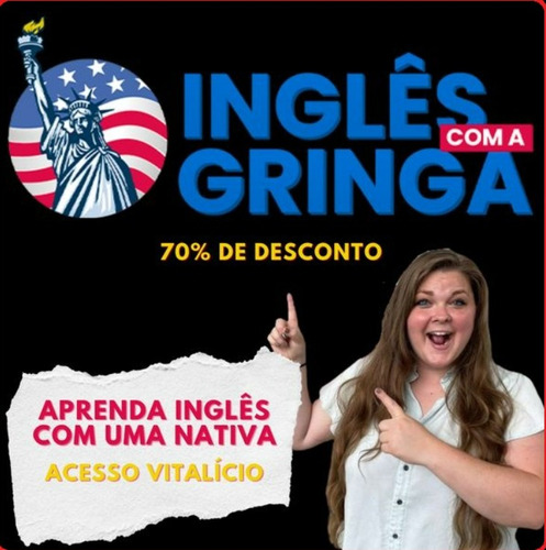 Curso Inglês Com A  Gringa 