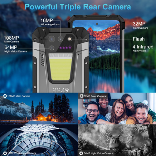 Unihertz Tank 2 - Celular Con Proyector Láser Mini Lumenes