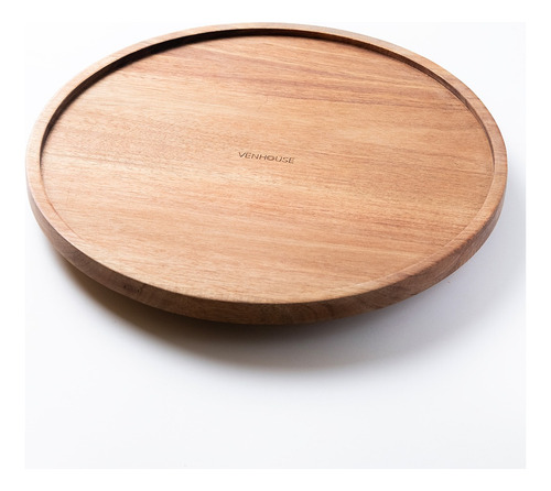 Organizador Giratorio Lazy Susan Acacia Despensa Mesa Cocina