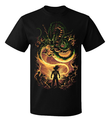 Playera Camiseta Goku Supr Dragon Ball Shenlong Unsx + Envio