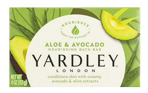 Jabón Yardley Aloe & Aguacate, 113g