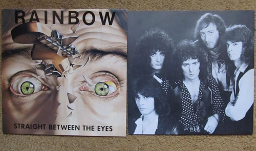 Vinilo Rainbow Straight Between The Eyes 1982 Lp Stone Cold