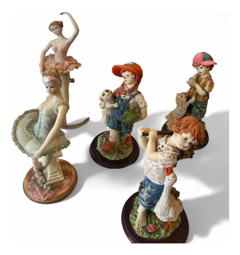 Lote De Esculturas De Porcelana