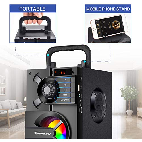 Bocina Bluetooth, Bocinas Bluetooth Portátiles Con Subwoo