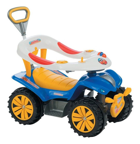 Carrinho De Passeio Quadriciclo Triciclo Infantil Blue