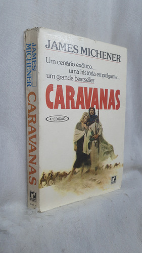 Livro Caravanas - James Michener - Editora Record (Usado)