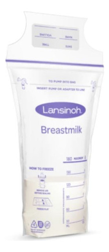25 Bolsas Lansinoh Reusables De 180 Ml