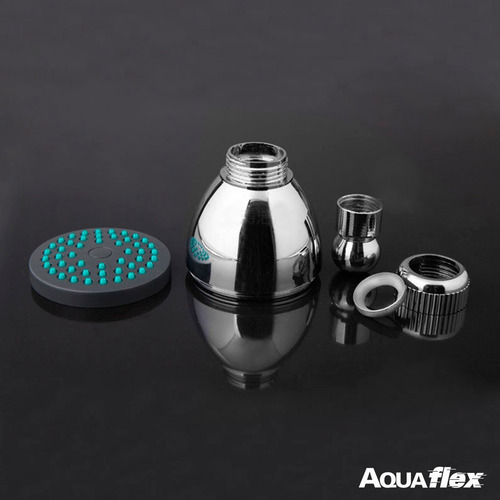 Imagen 3 de 8 de Flor De Ducha Cromada Anticalcarea 7007c Aquaflex