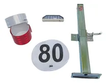 Comprar Combo Homologacion Trailer Cintas Luz Patente Pata De Apoyo 