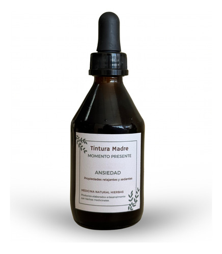 Tintura Madre Para Ansiedad. Ansiolítico Natural 60ml.