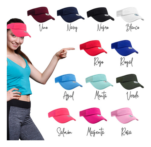 Gorra Visera Deportiva Varios Modelos Colores Paquete