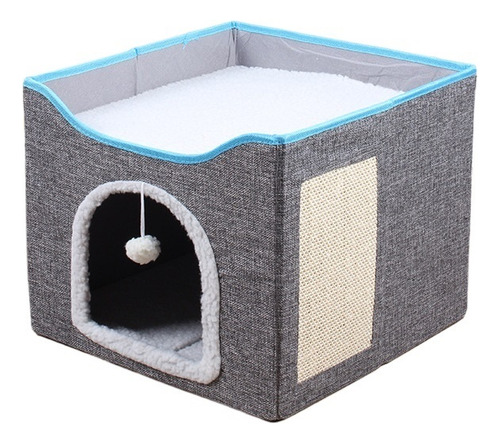 Cama Para Gatos Plegable Extraíble Y Lavable Casa Para Gatos