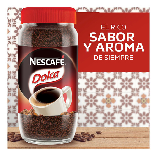 Cafe Soluble Nescafe Dolca Mezclado Con Caramelo 170 Gr