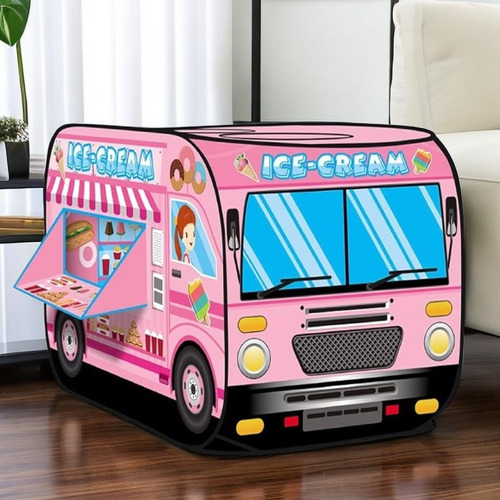 Carpa Camión De Helados,para Niños Pop Up Con Bolsa