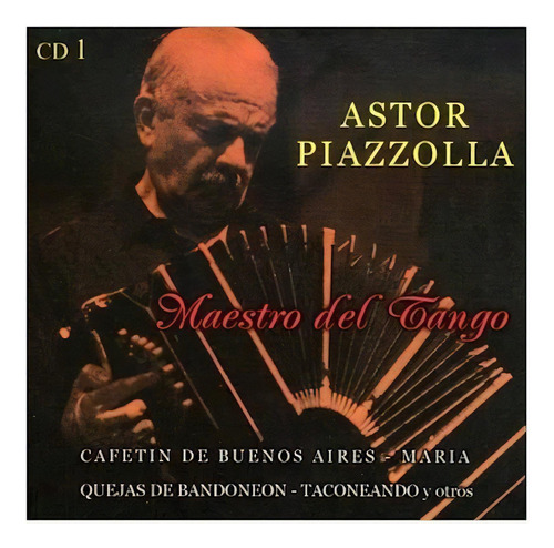 Astor Piazzolla Maestro Del Tango Cd Nuevo